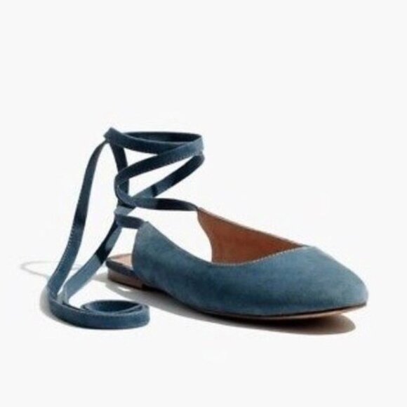 Madewell April Lace Up Flats - Picture 1 of 13